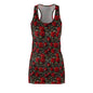 Elegant Floral Racerback Dress - Perfect for Summer, Beach Days, Weddings, Garden Parties, and Casual Outings
