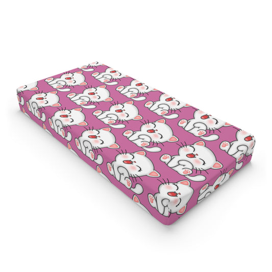 Adorable Cat-Themed Baby Changing Pad Cover | Cute Nursery Decor, Baby Shower Gift, Infant Bedding, Animal Print, Fun Baby Essentials
