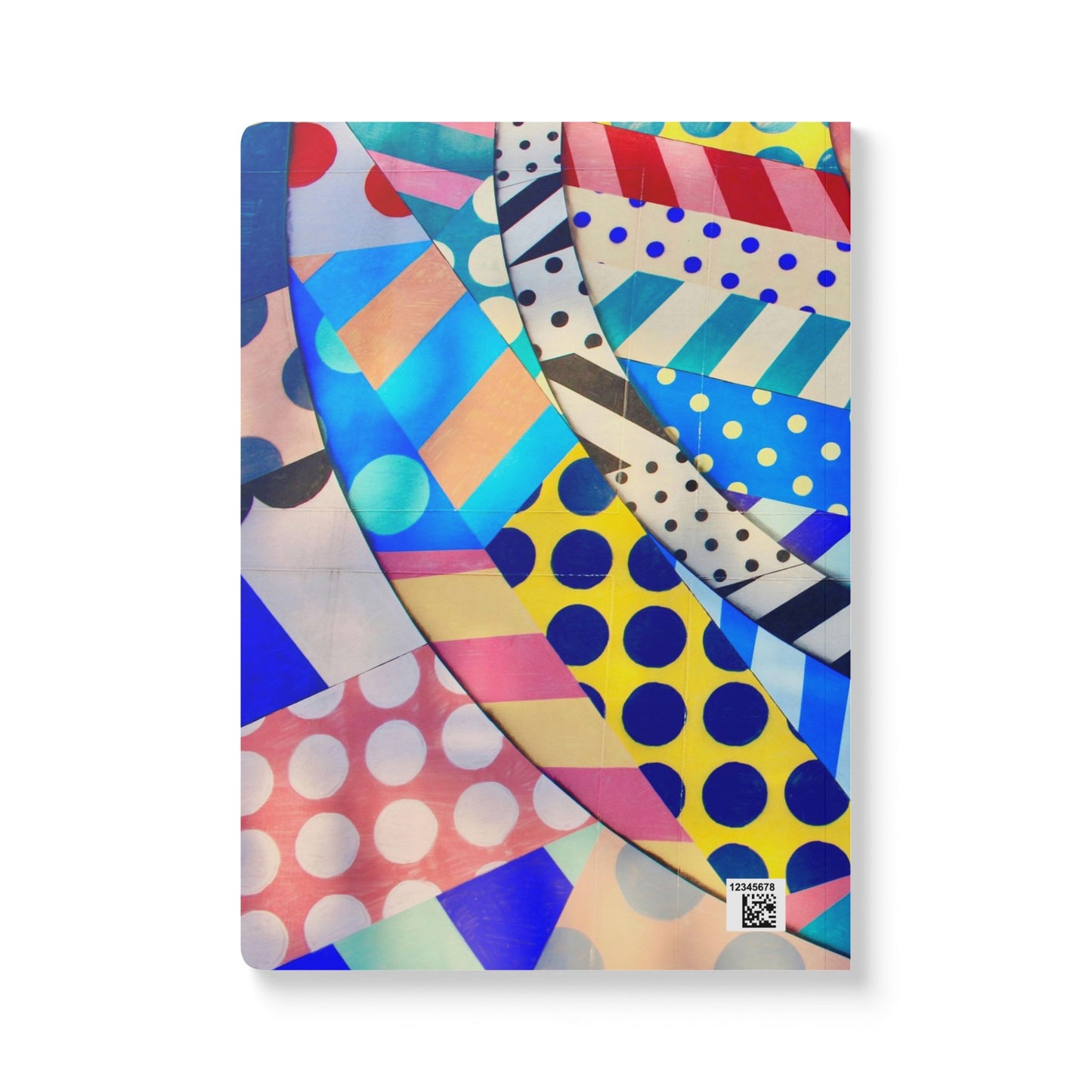 Colorful Patterns Softcover Journal, Vibrant Notebook for Creative Minds