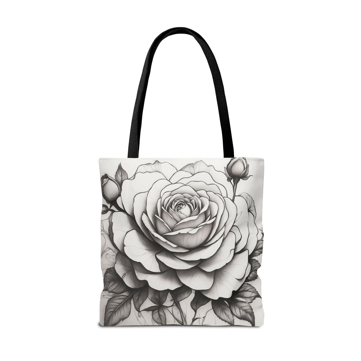 Elegant Floral Tote Bag, Garden Lover Gift, Shopping Bag, Art Print Tote, Mother's Day Gift, Eco-Friendly Canvas Bag