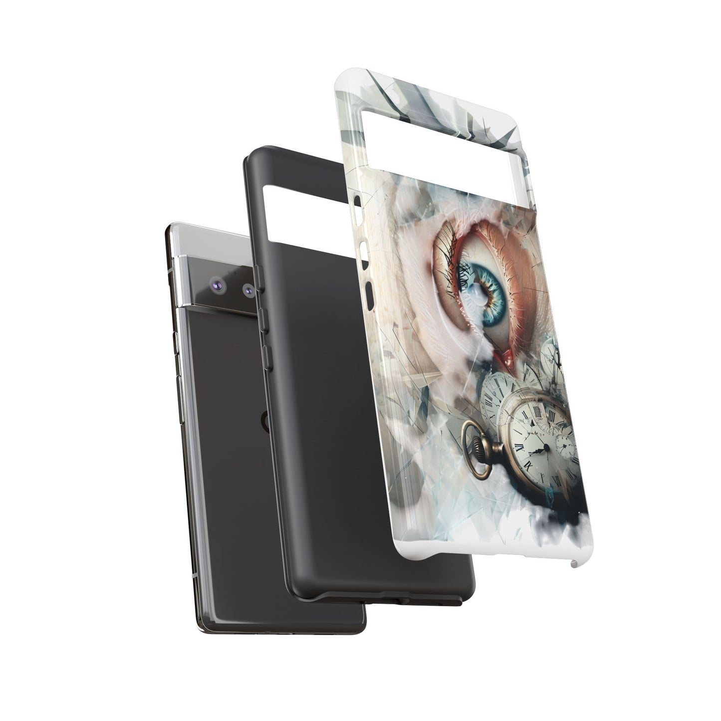 Artistic Eye Phone Case, Unique Smartphone Cover, Whimsical Gift for Art Lovers, Trendy Tech Accessory, Birthday Present, Holiday Gift