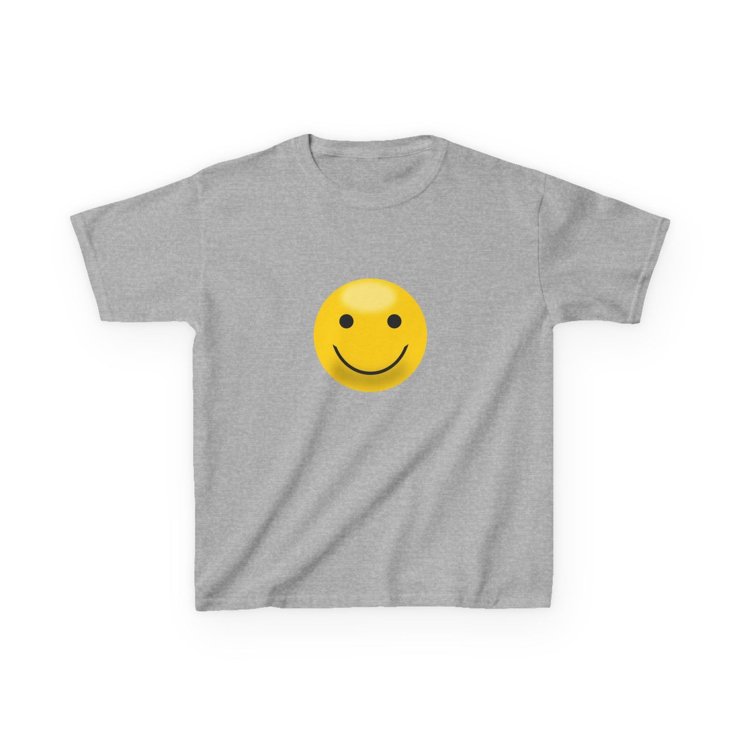 Smiley Face Kids Tee, Funny Kids Shirt, Cute Summer Tee, Gift for Kids, Playful Children