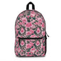 Floral Design Backpack - Ideal for School, Travel, or Casual Outings | Stylish Bag, Rose Pattern, Gift for Her, Everyday Use, Back to School