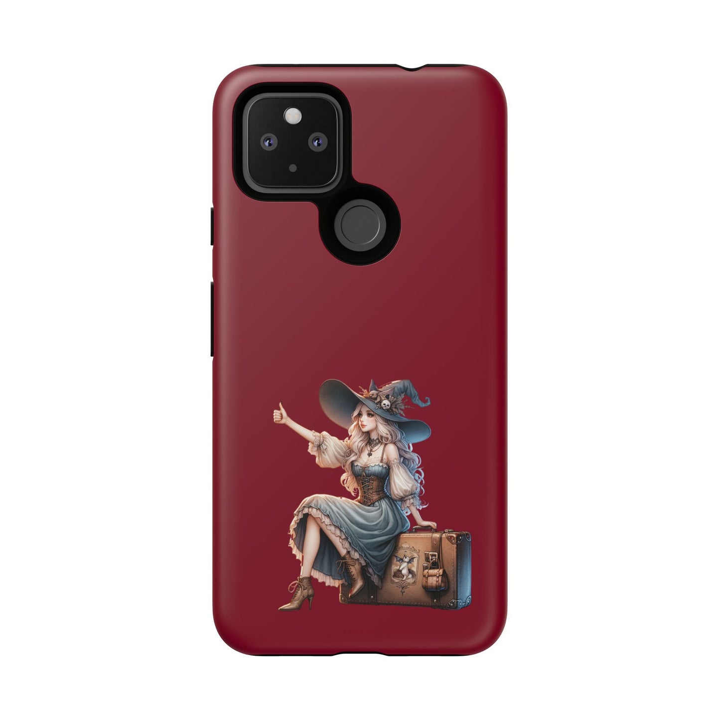 Witchy Phone Case - Magical, Durable - Halloween Gift, Cosplay Accessory, Cute Witch Design