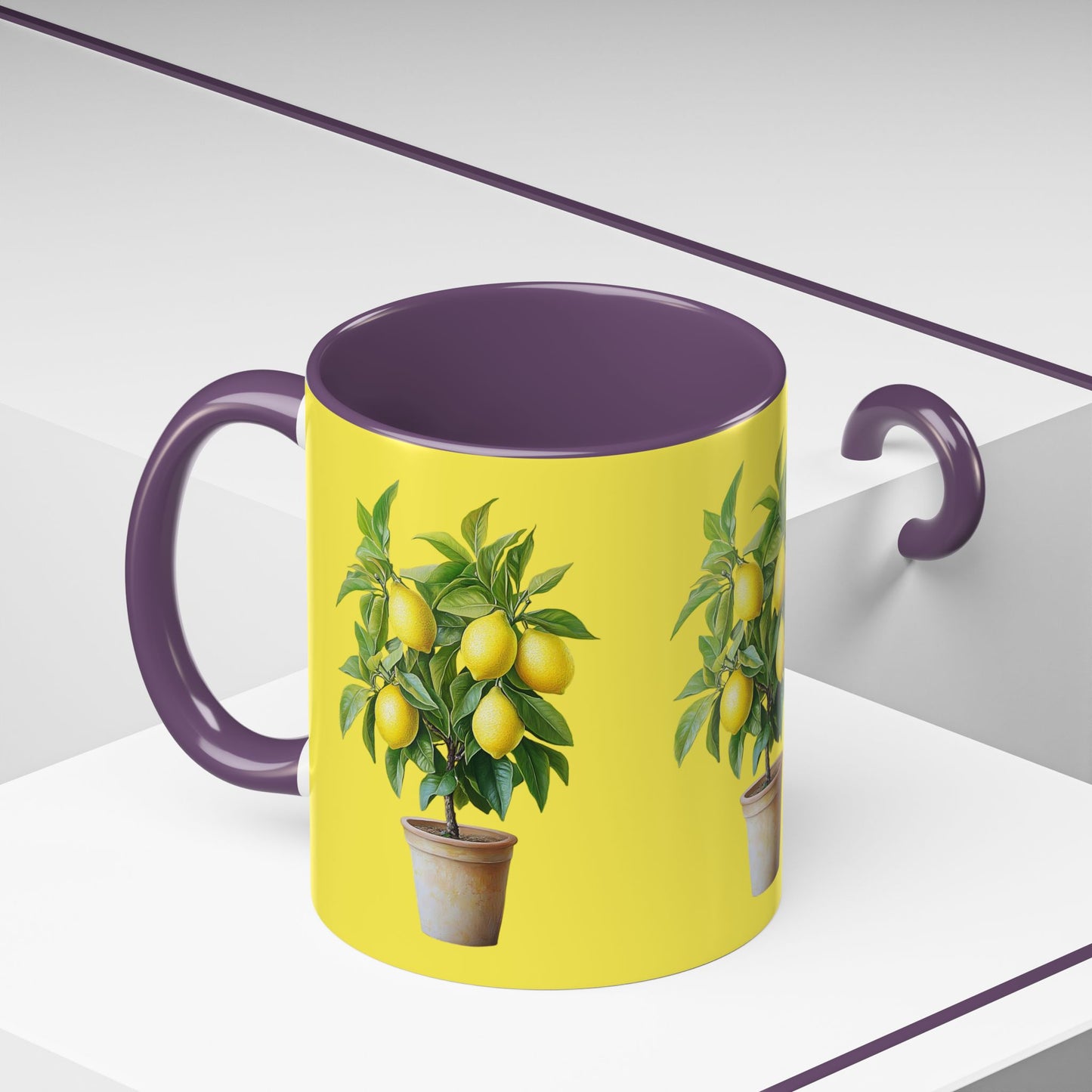 Lemon Tree Accent Coffee Mug - Cheerful Gift for Garden Lovers, Unique Kitchen Decor, Spring Celebration, Housewarming Present, [...]