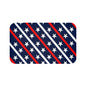 Patriotic Bath Mat Star Stripe Design, USA Decor, Bathroom Accessories, Home & Kitchen, Gift for Independence Day