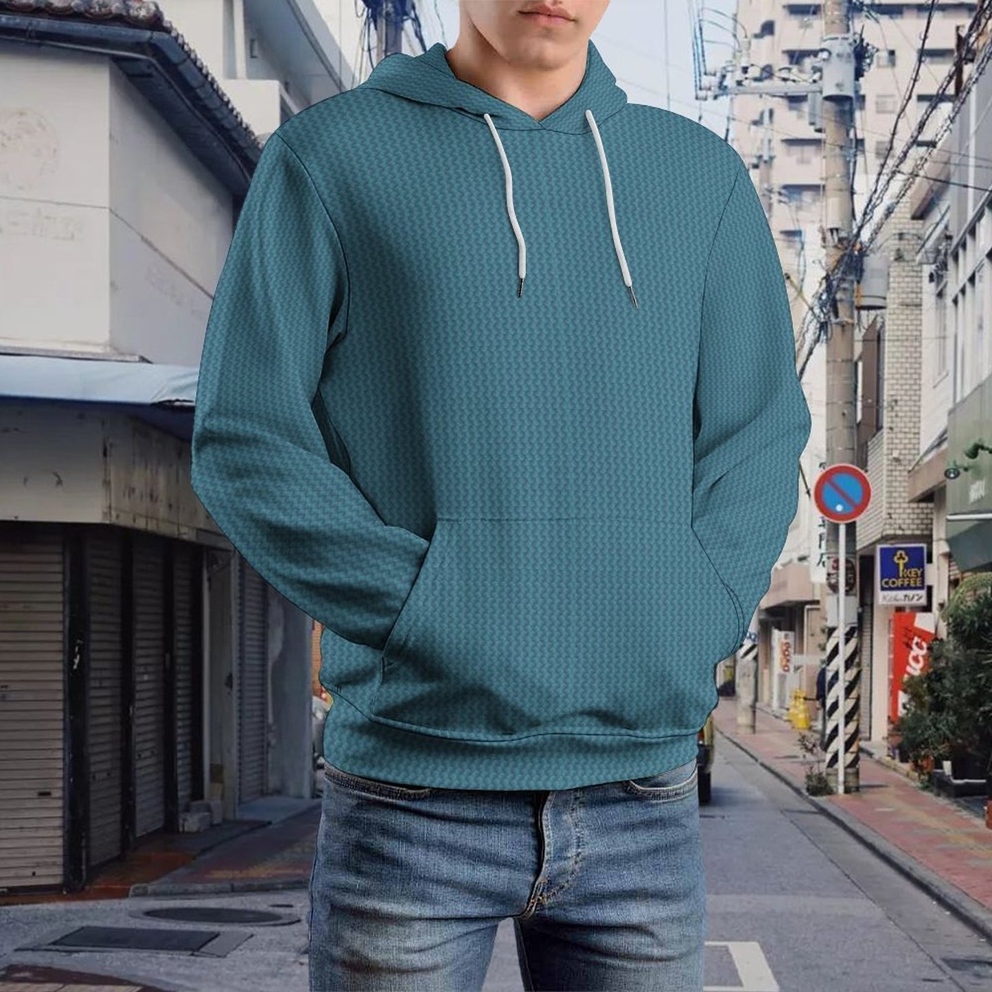 Cool Hoodie with Double-layer Cap