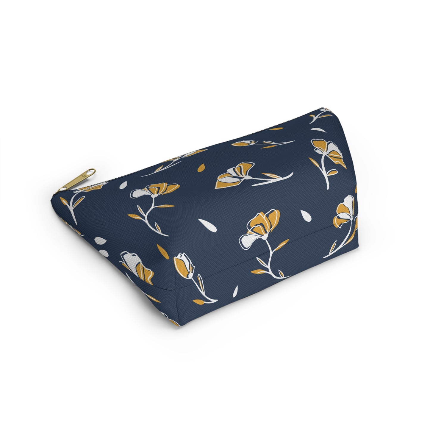 Floral Accessory Pouch - Stylish Makeup Bag, Travel Organizer, Gift for Her, Cosmetic Clutch, Everyday Use, Elegant Flower Design