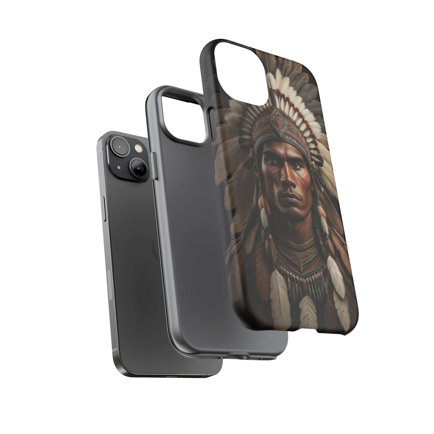 Native American Art Phone Case, Strong Culture Design, Unique Gift for Him or Her, Tough Cases, Customizable Protector, Tribal Style