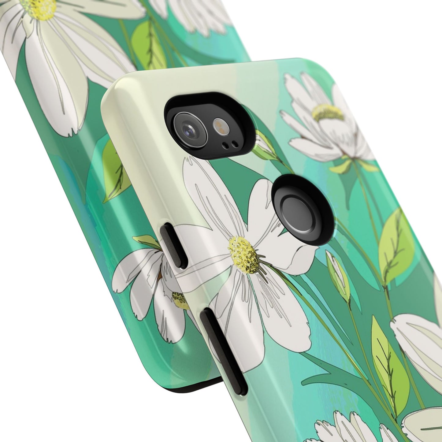 Floral Phone Case, Tough Cases, Flower Design, Nature Inspired, Eco-Friendly Cover, Unique Gift for Her, Spring Accessories