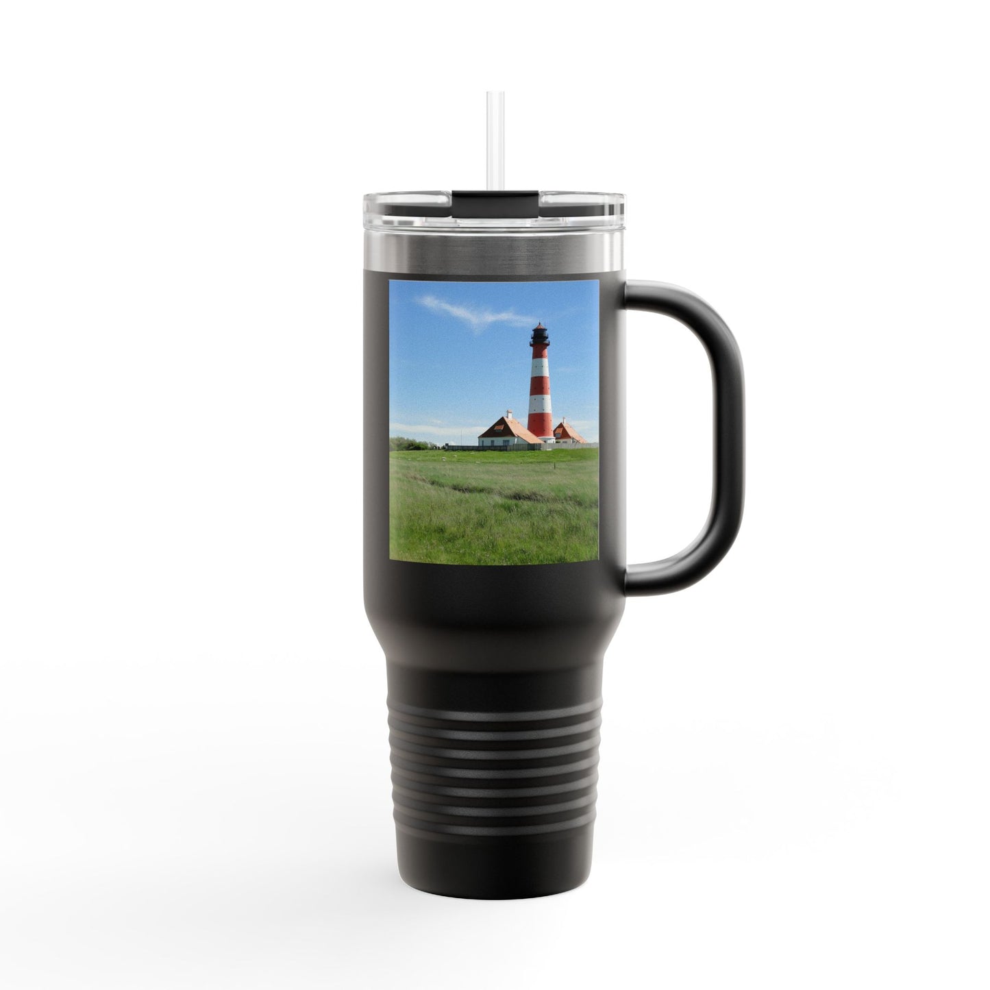 Scenic Insulated Travel Mug, 40oz | Perfect for Coffee Lovers, Outdoor Adventures, Travel Gifts, Eco-Friendly Sippers, Beach Days