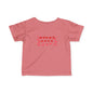 Infant Tee — Red Heart Pattern Baby Shirt (Valentine’s Day)