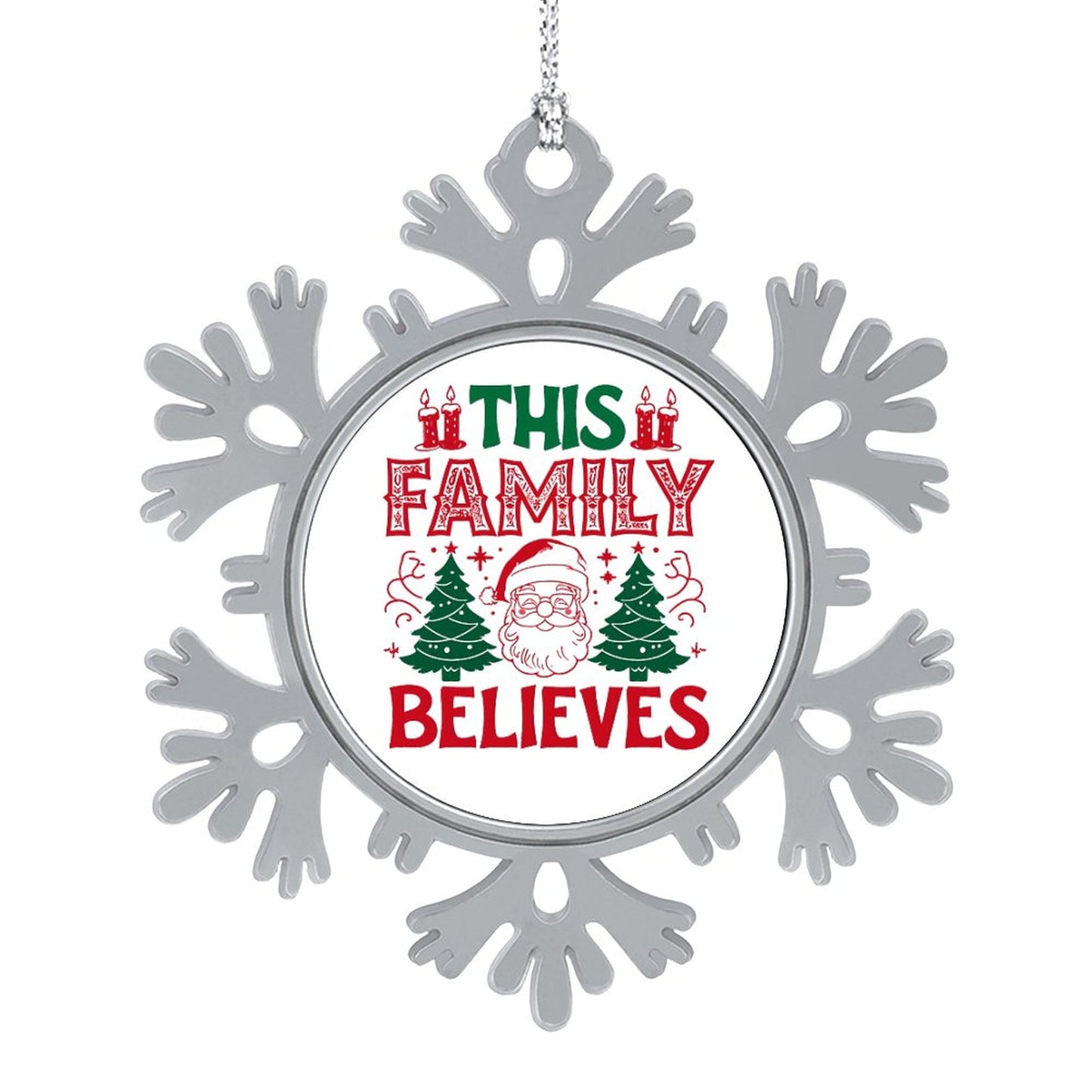 Aluminium Snowflake Decorations