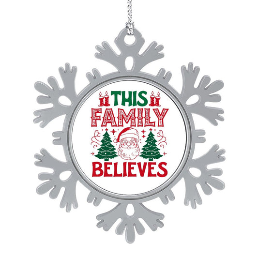 Aluminium Snowflake Decorations