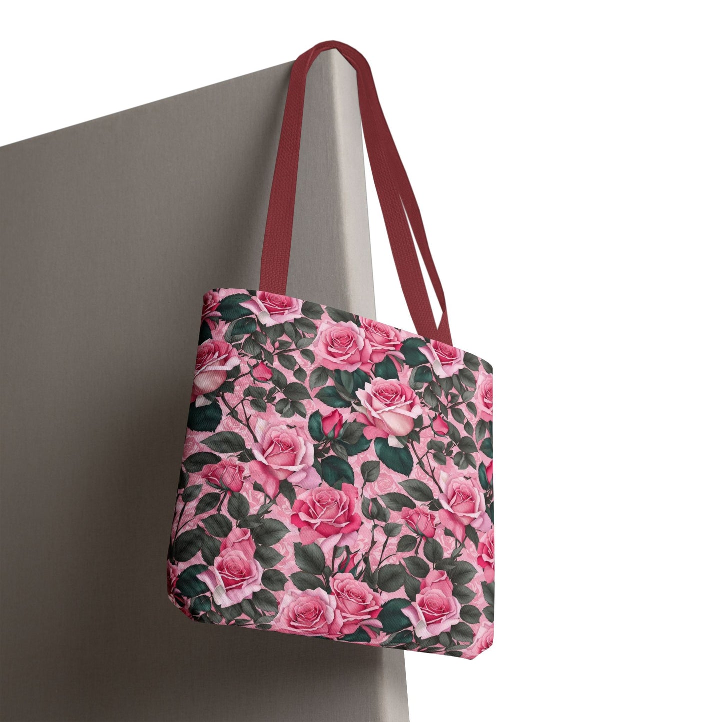 Pretty Pink Floral Tote Bag, Stylish Reusable Bag, Shopping Tote, Gift for Her, Eco-Friendly, Mother's Day Gift