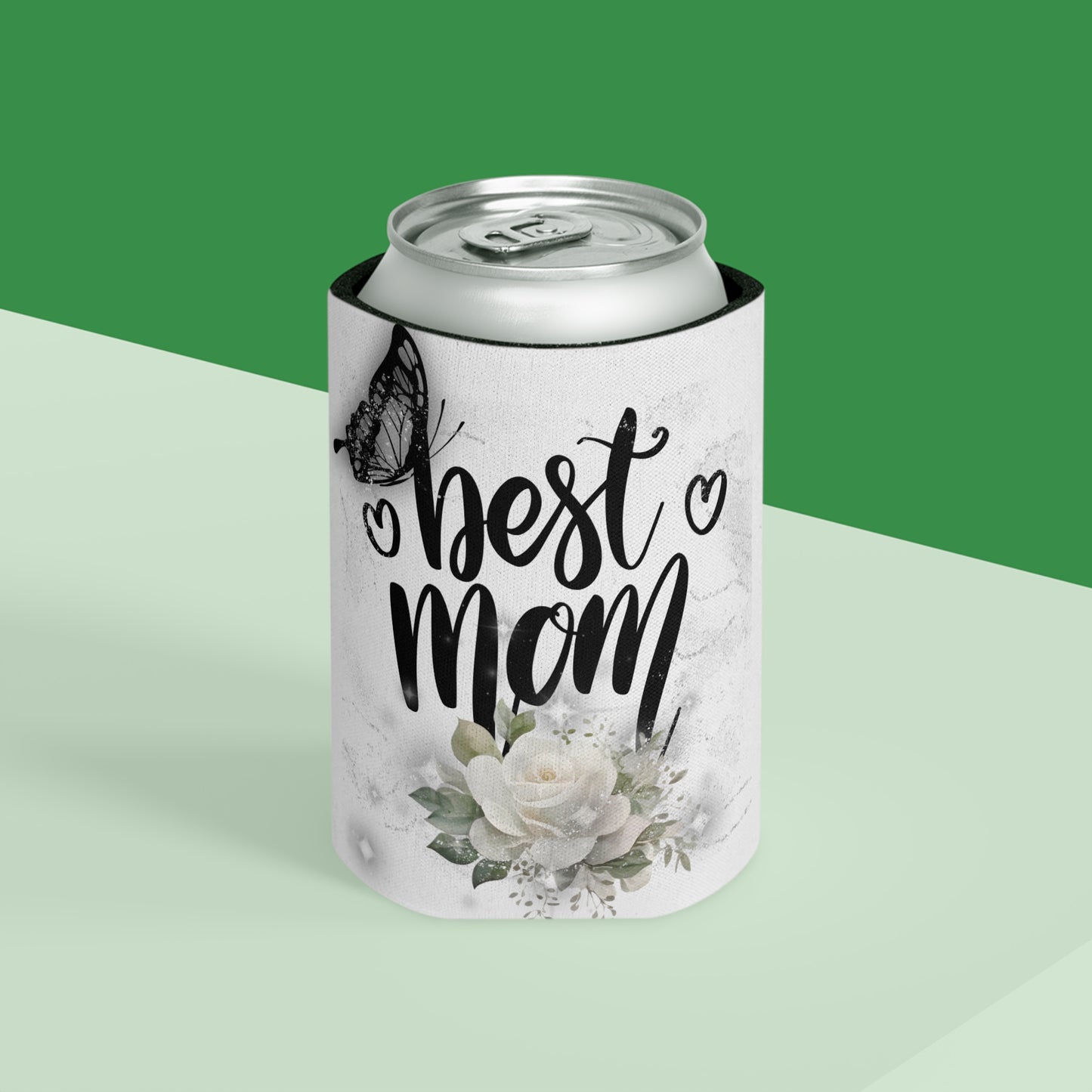 Best Mom Can Cooler - Perfect Gift for Mother's Day, Birthday, BBQs, Outdoor Fun, Family Gatherings, Stylish Drink Holder