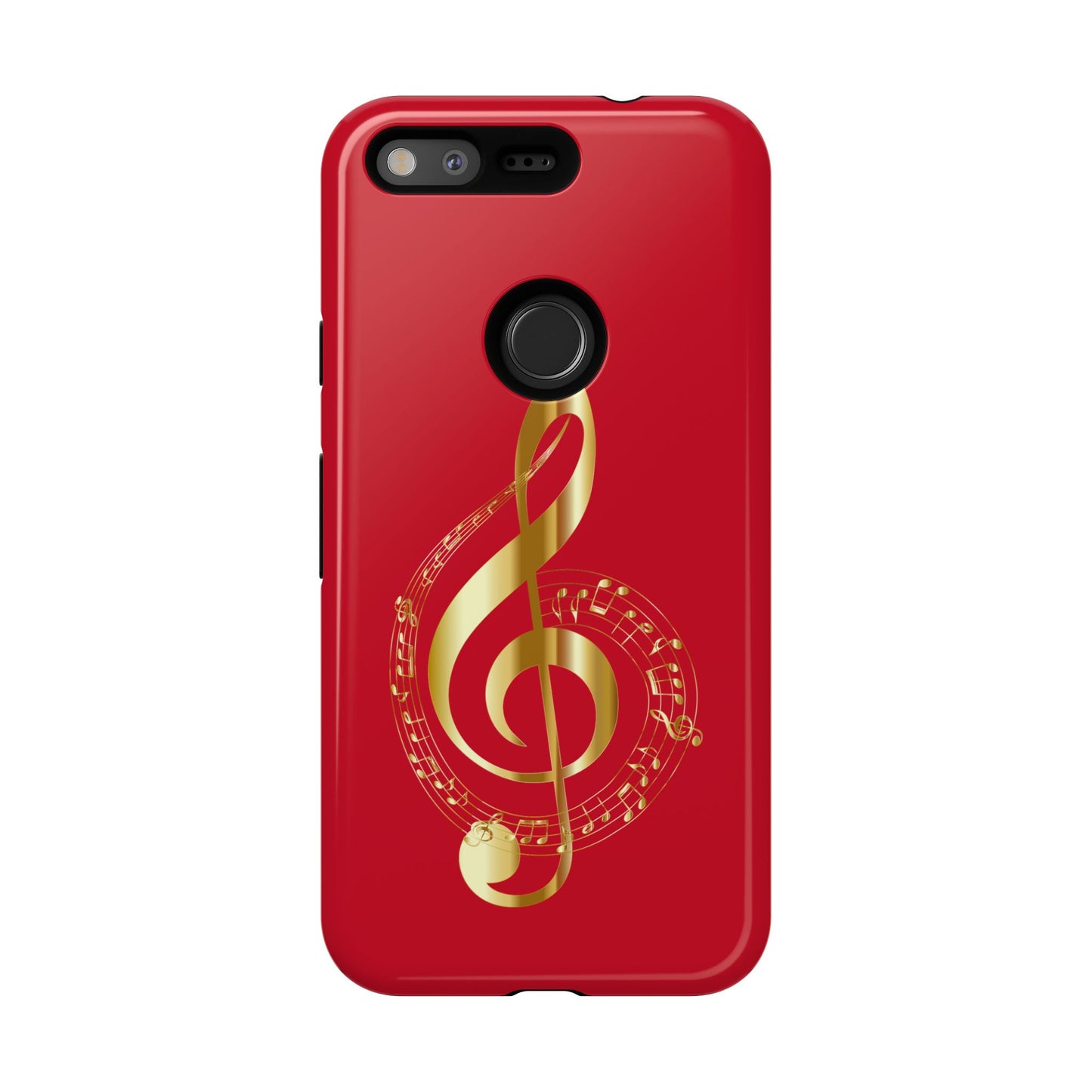Tough Cases - Red Musical Note