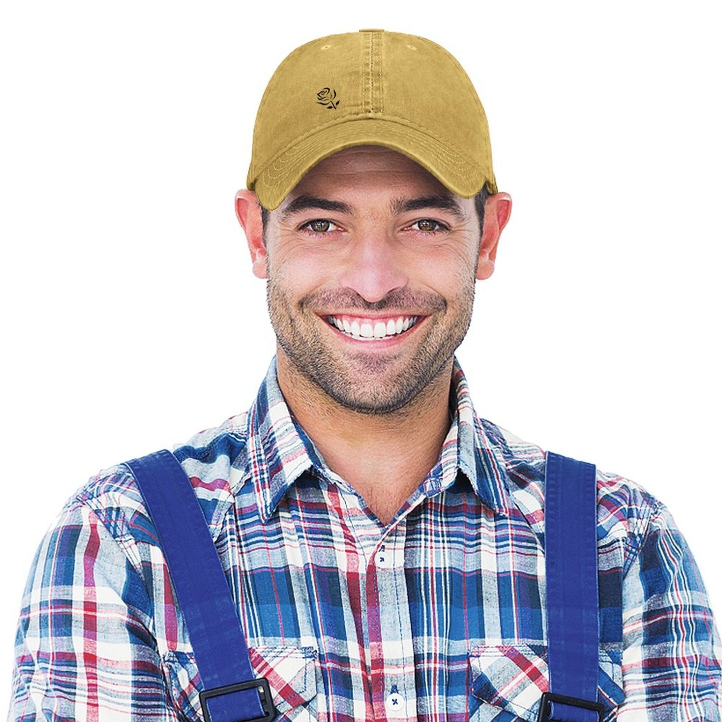 Adjustable Peaked Caps for Men and Women - Rose