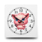 Cute Cartoon Acrylic Wall Clock, Adorable Decor for Kids Room, Fun Wall Art, Gift for Birthdays and Holidays, Nursery Wall Clock