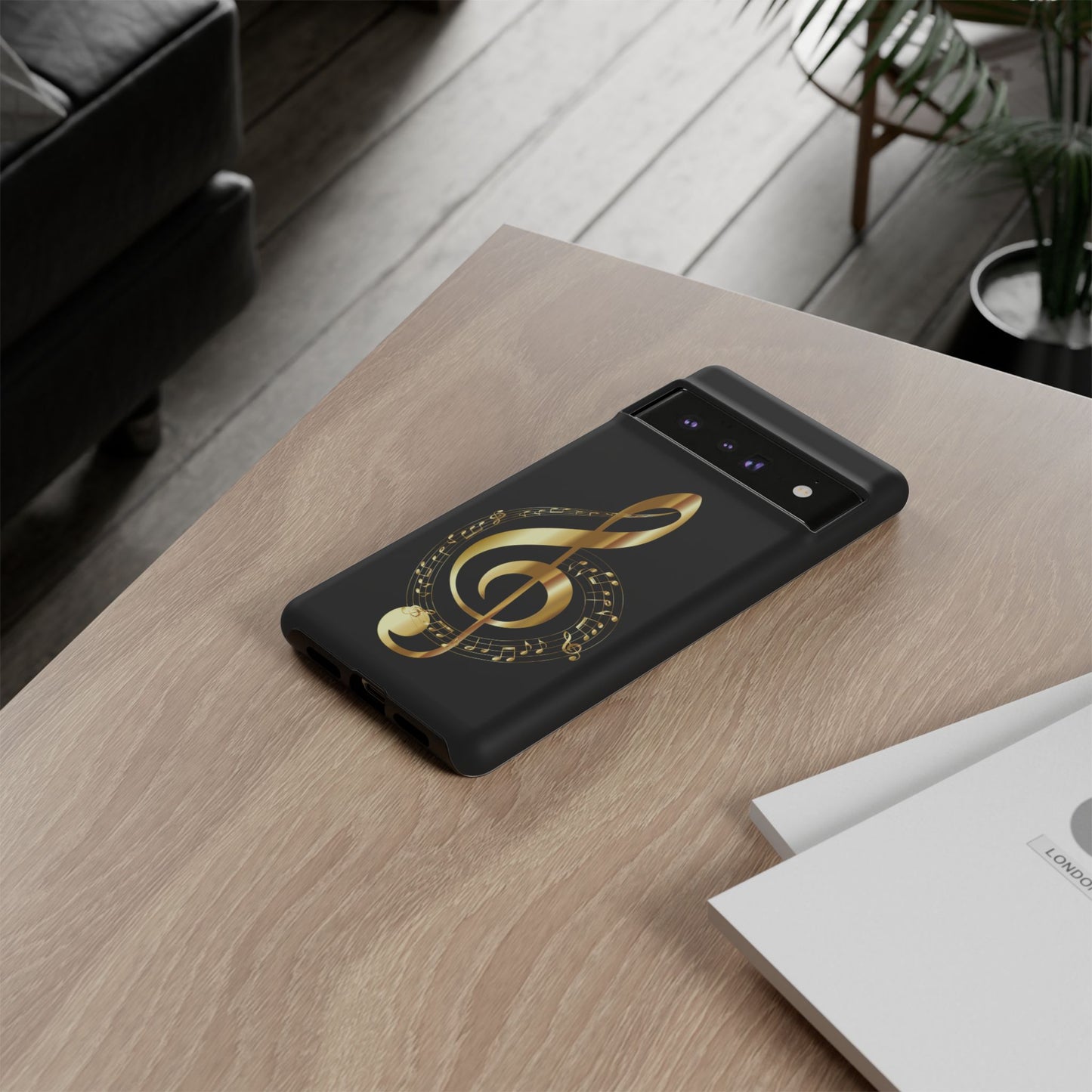 Tough Cases black gold musical Note