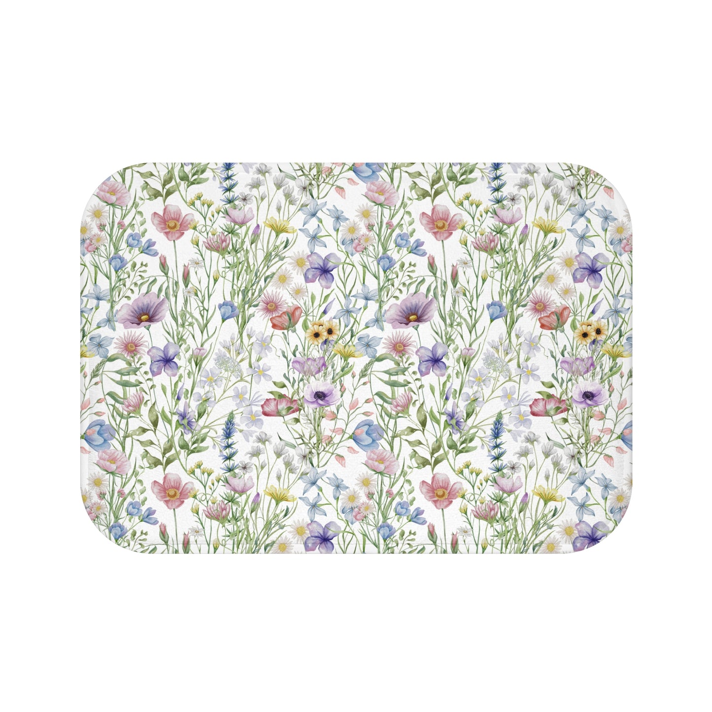Bath Mat Wildflowers