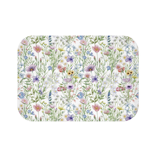 Bath Mat Wildflowers