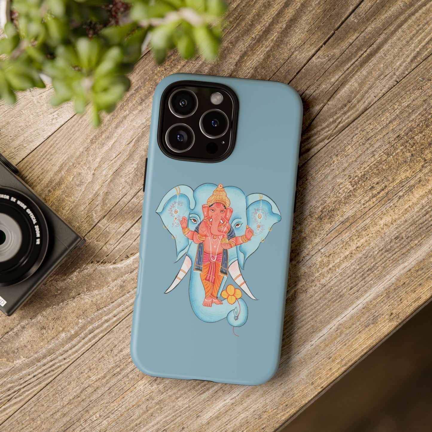 Tough Cases: Ganesh-Inspired Phone Case, Bohemian Phone Cover, Hindu Art Accessory, Festival Gift, Protective Phone Shell