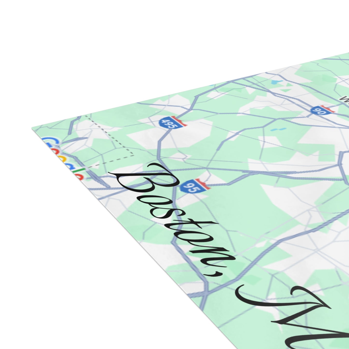 Boston Map Postcard Bundle - Personalized Travel Keepsake, Perfect for Souvenirs, Gifts, Wedding Invitations, or Event Thank You Cards