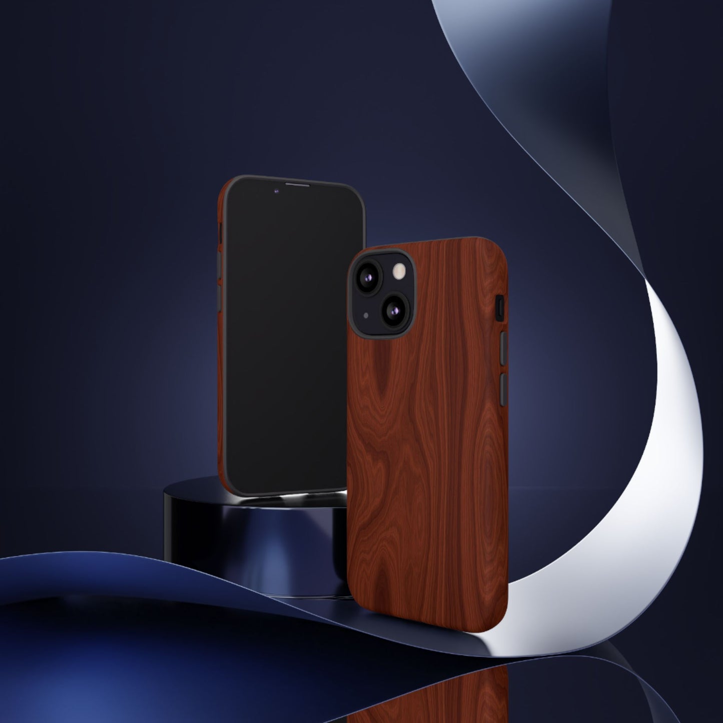 Wood Grain Phone Case, Stylish Tough Cases, Nature-Inspired Protective Cover, Unique Gifts for Him and Her, Eco-Friendly Tech Accessory