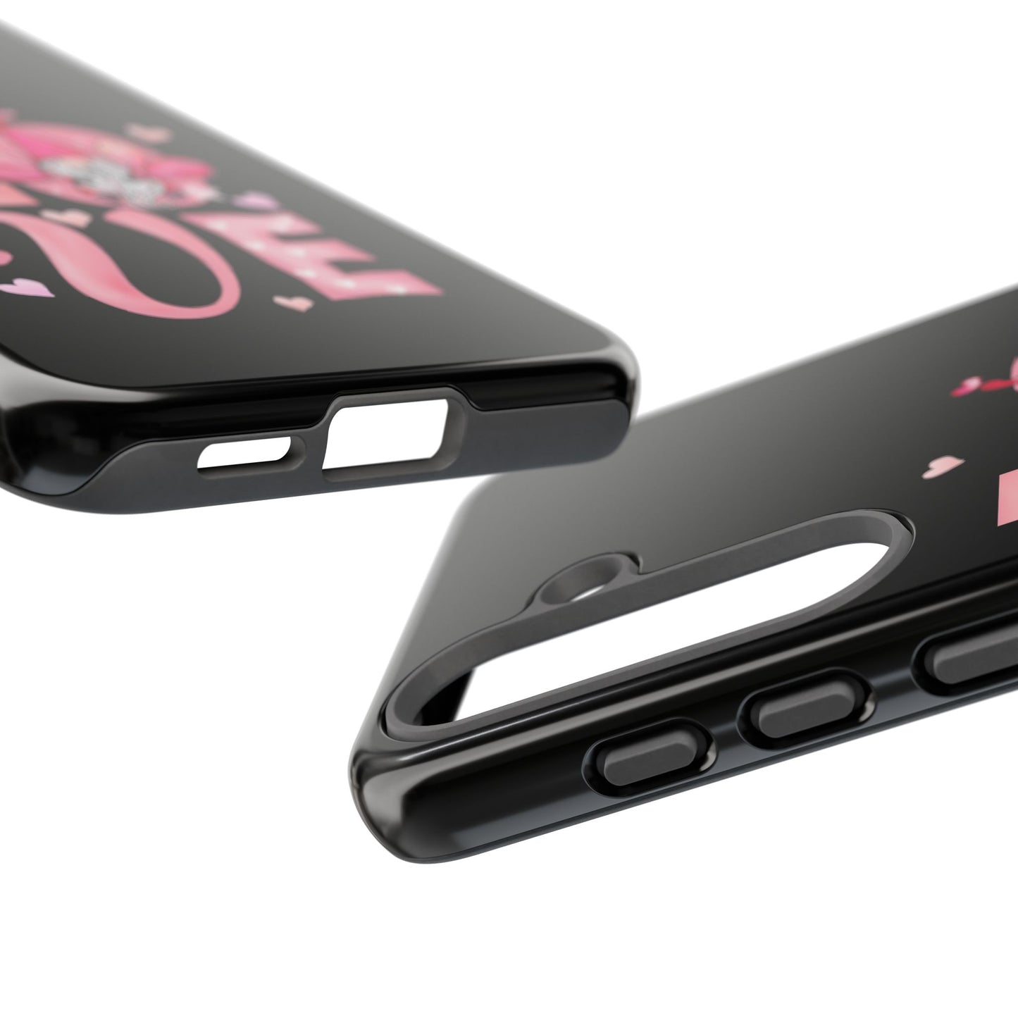 Love Gnome Phone Case — Cute Pink Heart Valentines Protective Case
