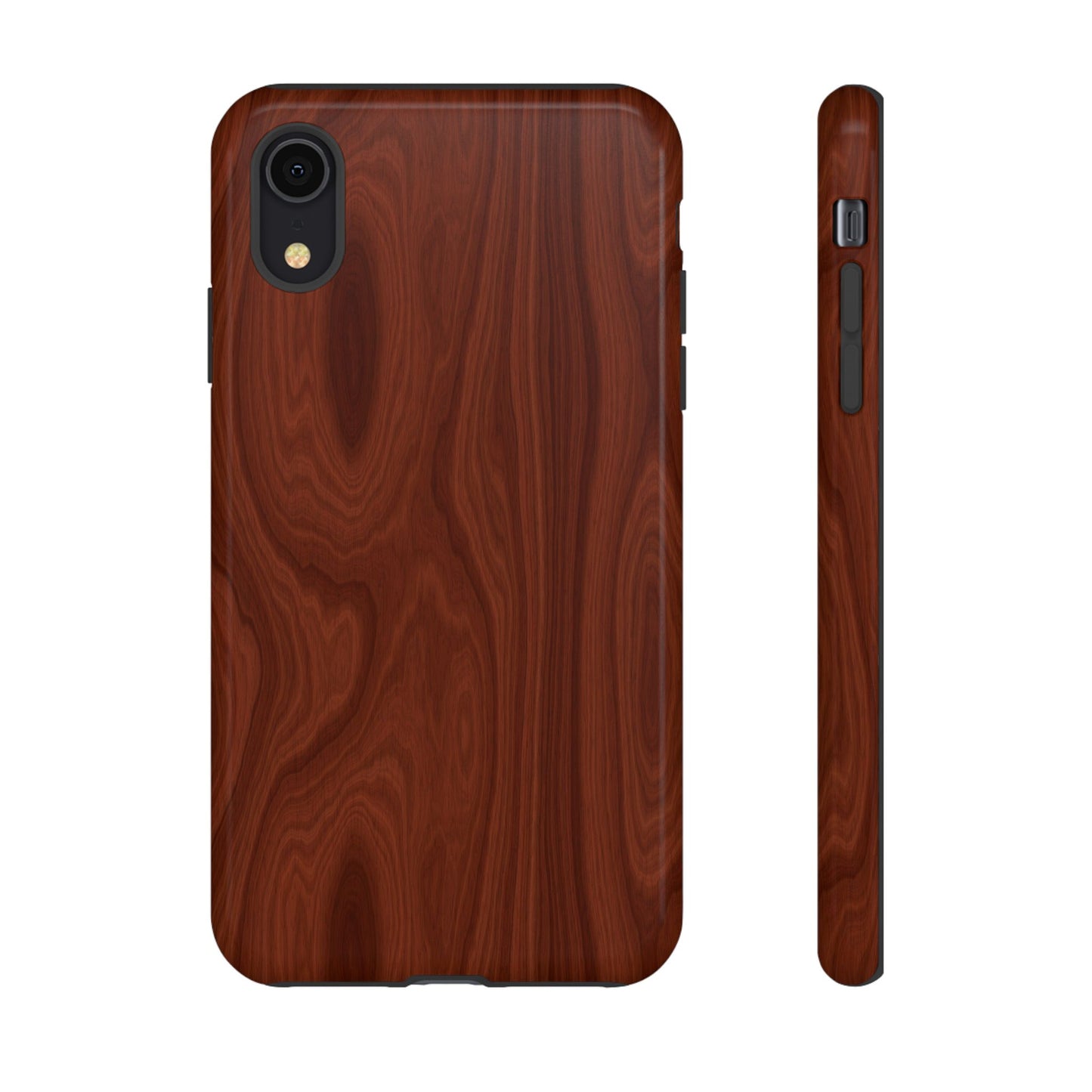 Wood Grain Phone Case, Stylish Tough Cases, Nature-Inspired Protective Cover, Unique Gifts for Him and Her, Eco-Friendly Tech Accessory