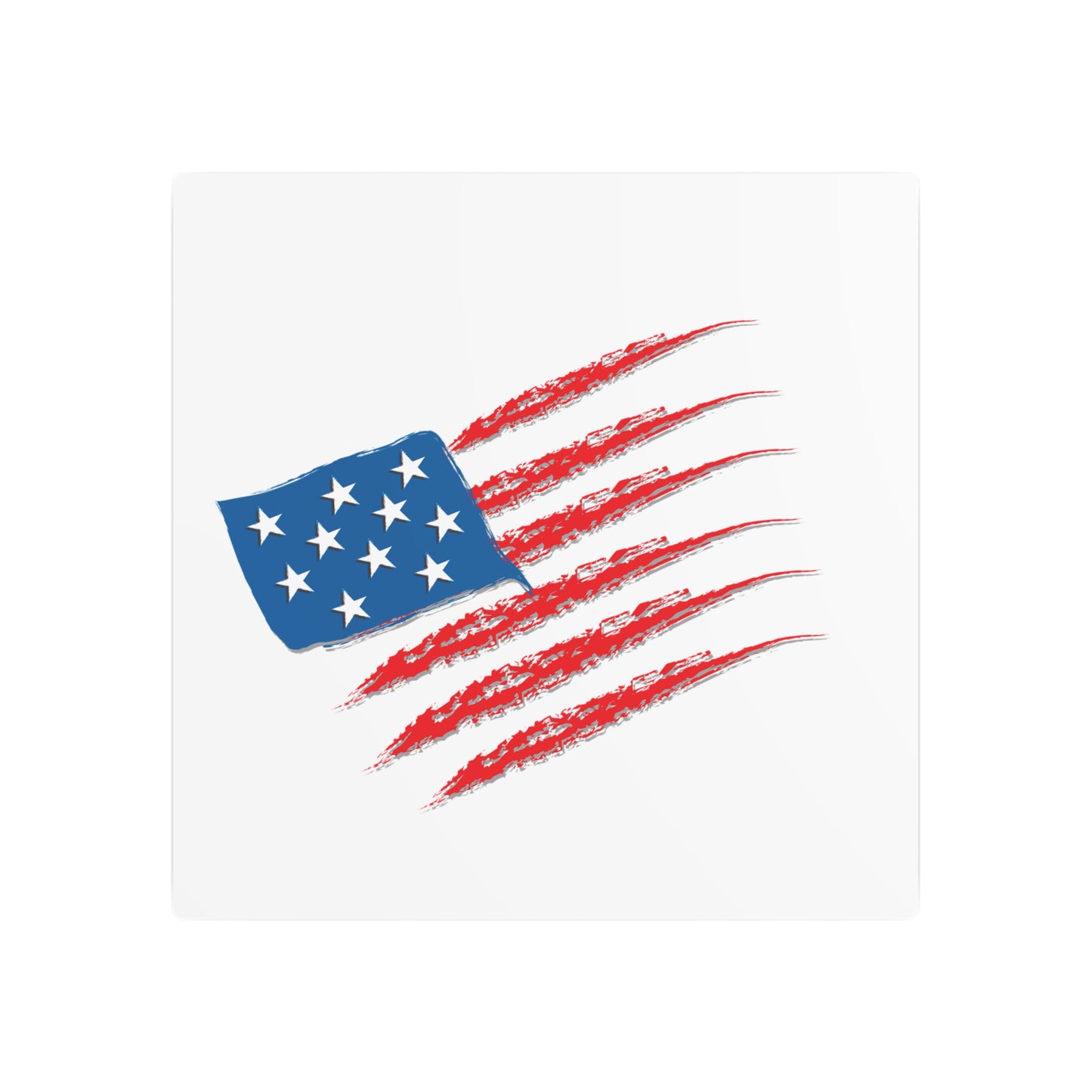 Patriotic Metal Art Sign, Rustic Decor for Home, Wall Art for Independence Day, Memorial Day, Veteran's Day, Gifts for Patriots