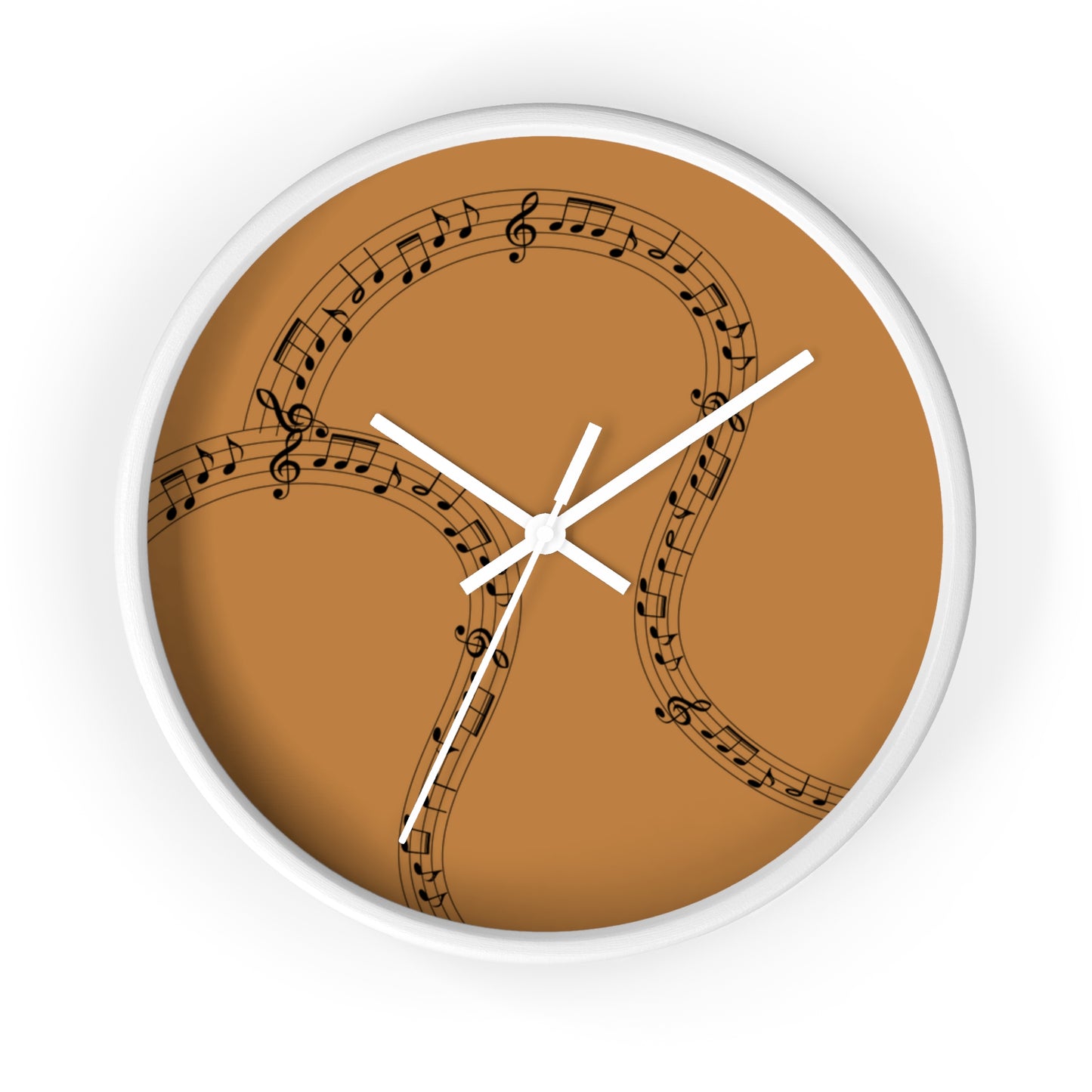Musical Notes Wall Clock, Perfect for Music Lovers, Home Decor