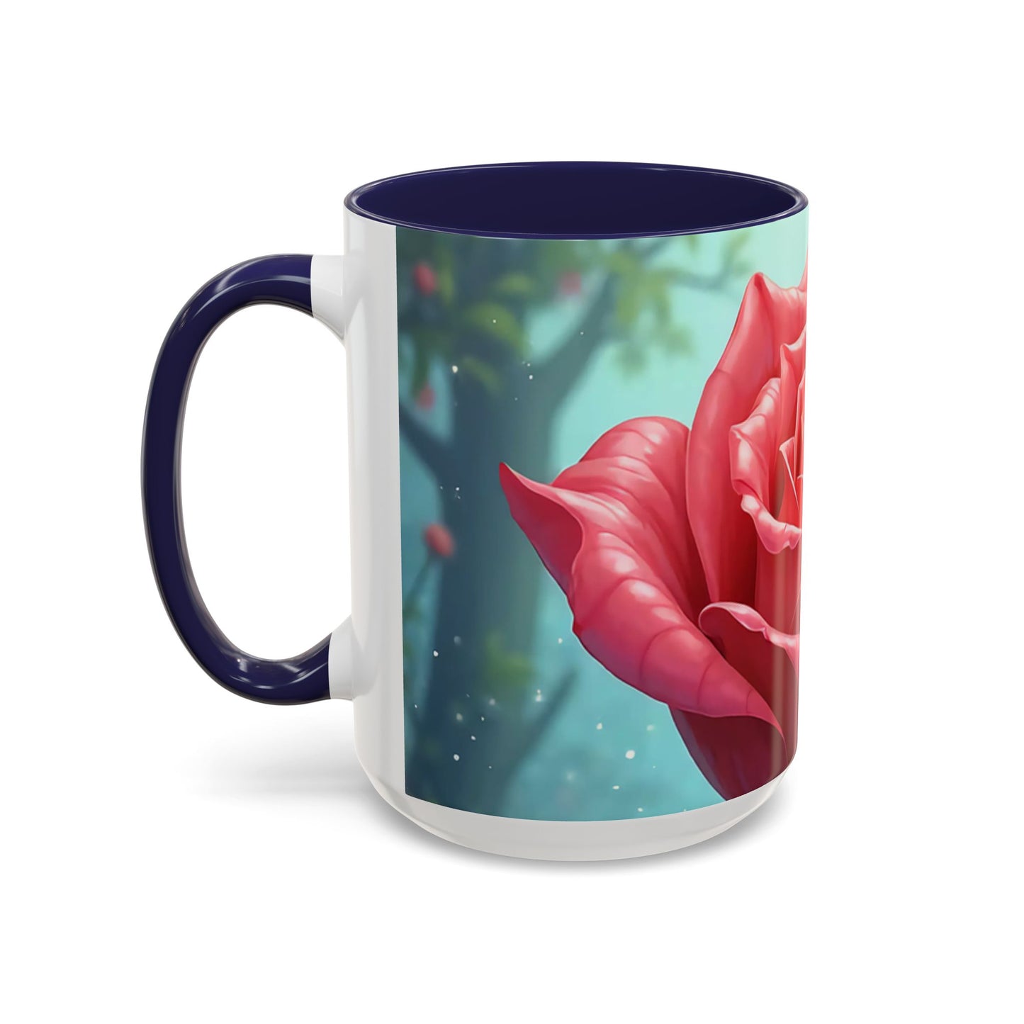 Elegant Rose Coffee Mug for Floral Lovers, Perfect Gift for Mother’s Day, Birthday, Home Decor, Garden Enthusiasts, Art Collectors