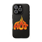 Stylish Phone Case, Hot Flames Design, Gift for Teens, Trendy Accessory, Protective Cover, Unique Phone Case