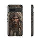 Native American Art Phone Case, Strong Culture Design, Unique Gift for Him or Her, Tough Cases, Customizable Protector, Tribal Style