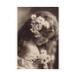 Vintage Floral Portrait Canvas