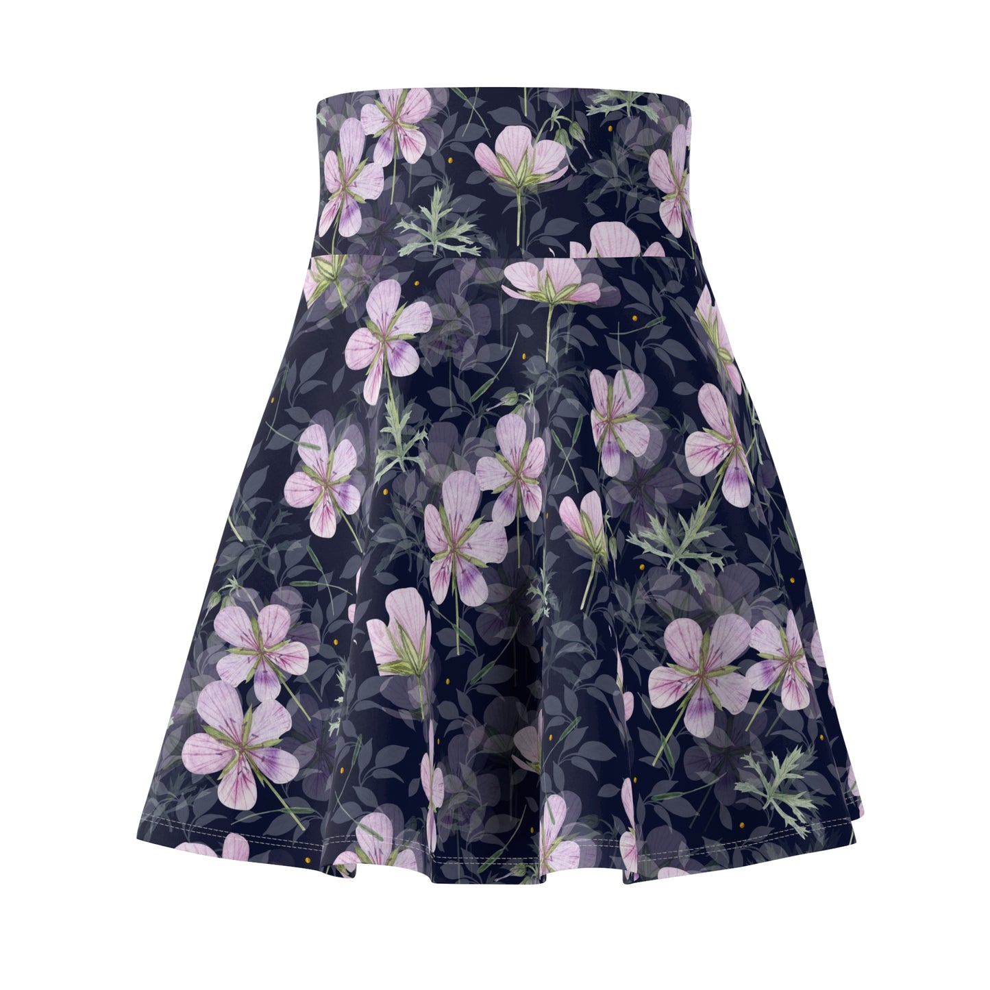 Floral Women's Skater Skirt, Feminine Aesthetic Skirt, Spring Fashion, Birthday Gift, Casual Wear, Boho Style