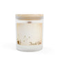 Frosted Glass Candle, 11oz