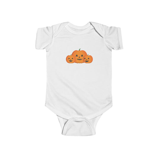 Halloween Baby Bodysuit, Cute Infant Costume, Pumpkin Onesie, Spooky Baby Outfit, Fall Baby Clothes, Trick or Treat Gift