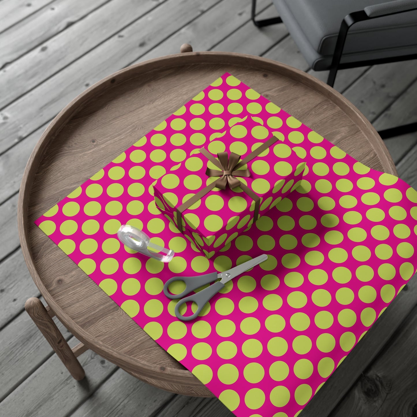 Vibrant Gift Wrap Papers with Polka Dots - Holiday & Party Wrapping, Decorative Crafting, Eco-Friendly Gift Packaging, Birthday, Wedding