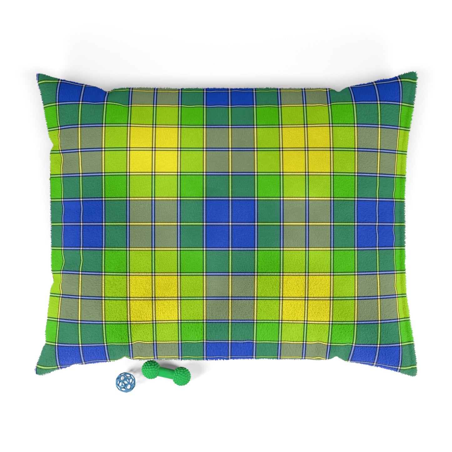 Cozy Plaid Pet Bed - Comfortable Dog Bed, Cat Cushion, Pet Lounge, Gift for Pets, Home Decor