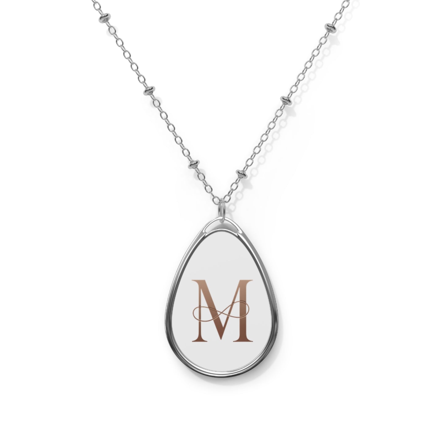 Personalized Oval Necklace with Initial, Custom Name Jewelry Gift for Her, Elegant Monogrammed Pendant, Birthday, Anniversary, Special [...]
