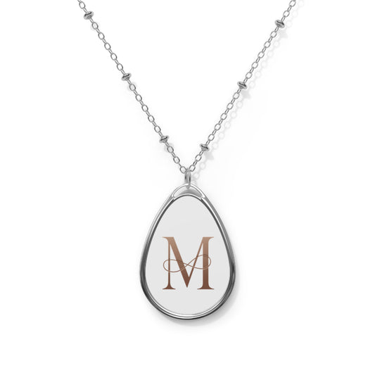 Personalized Oval Necklace with Initial, Custom Name Jewelry Gift for Her, Elegant Monogrammed Pendant, Birthday, Anniversary, Special [...]