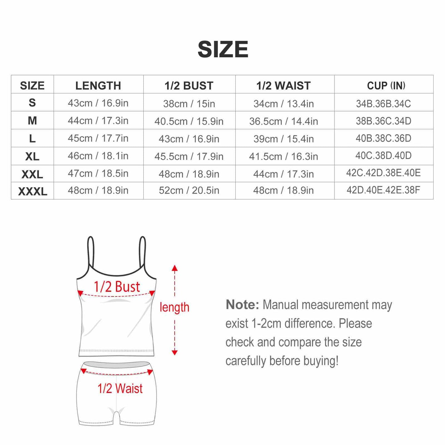 Tankini Two Piece Swimsuit Gray and Black