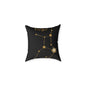Virgo Constellation Throw Pillow - Zodiac Home Decor, Astrology Gift, Star Sign Cushion, Unique Housewarming Item, Celestial Design