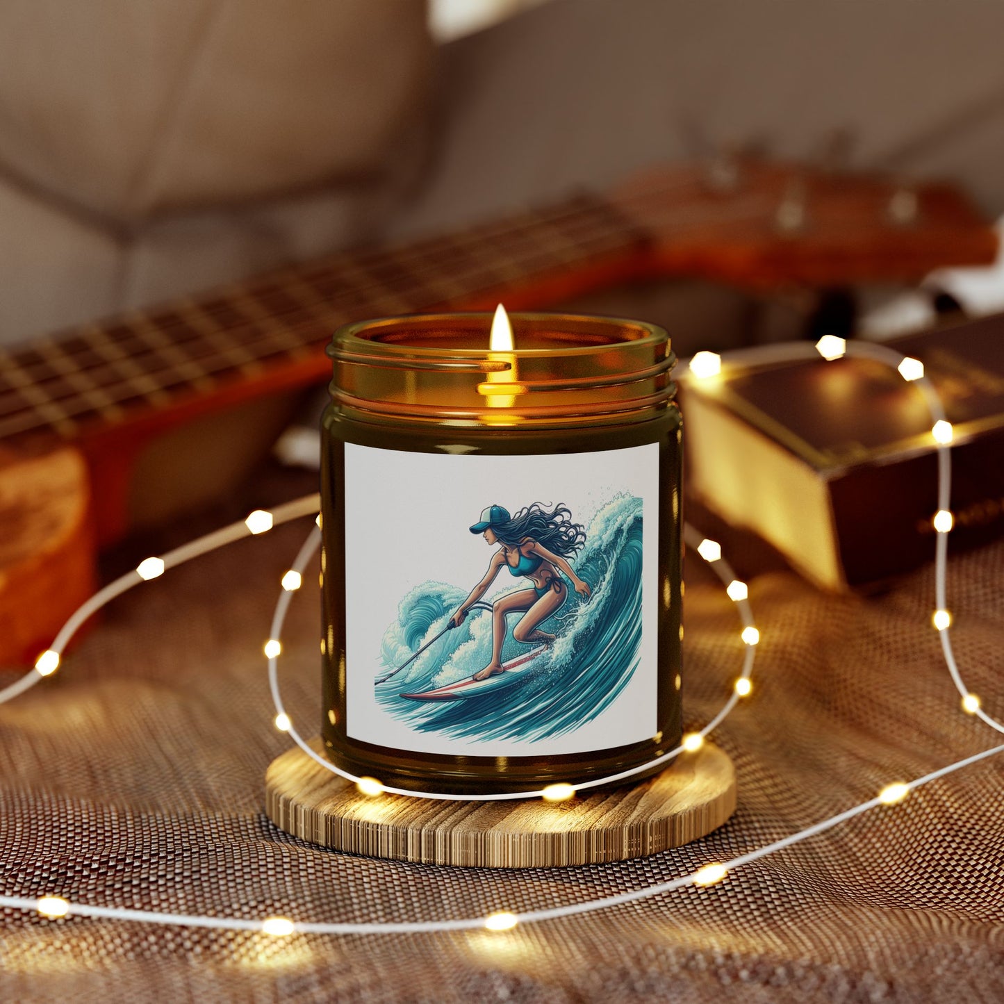 Scented Candles, Coconut Apricot Wax (4oz, 9oz)