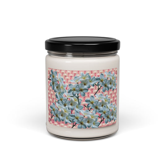 Floral Serenity Scented Soy Candle, Relaxing Home Décor, Gift for Her, Aromatherapy, Floral Candle, Cozy Vibes