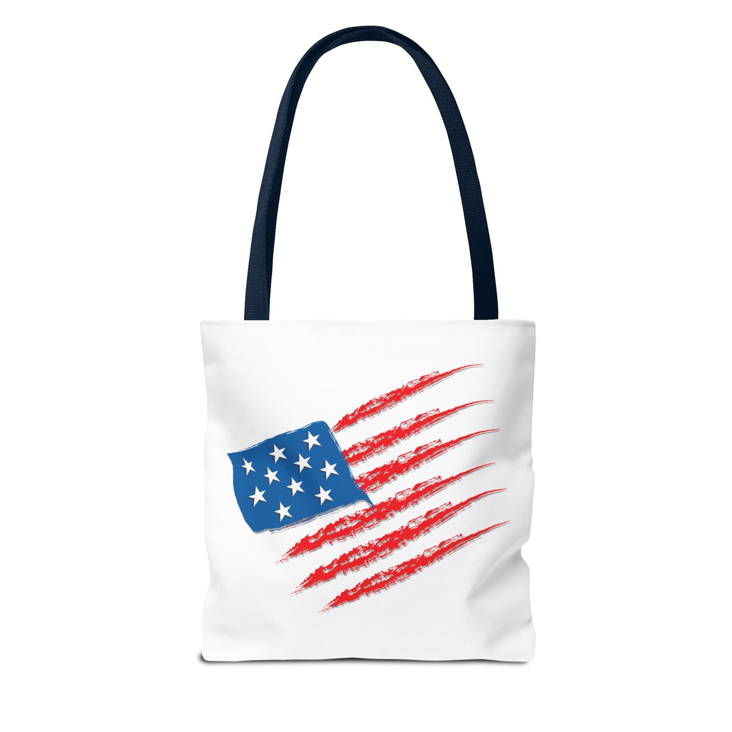 Patriotic Tote Bag | USA Pride | American Flag Design | Eco-Friendly Market Bag | Gift for Fourth of July, Veterans, Memorial Day