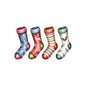 Christmas Stocking Sticker Pack — Festive Kiss-Cut Holiday Stickers (4-Pack)